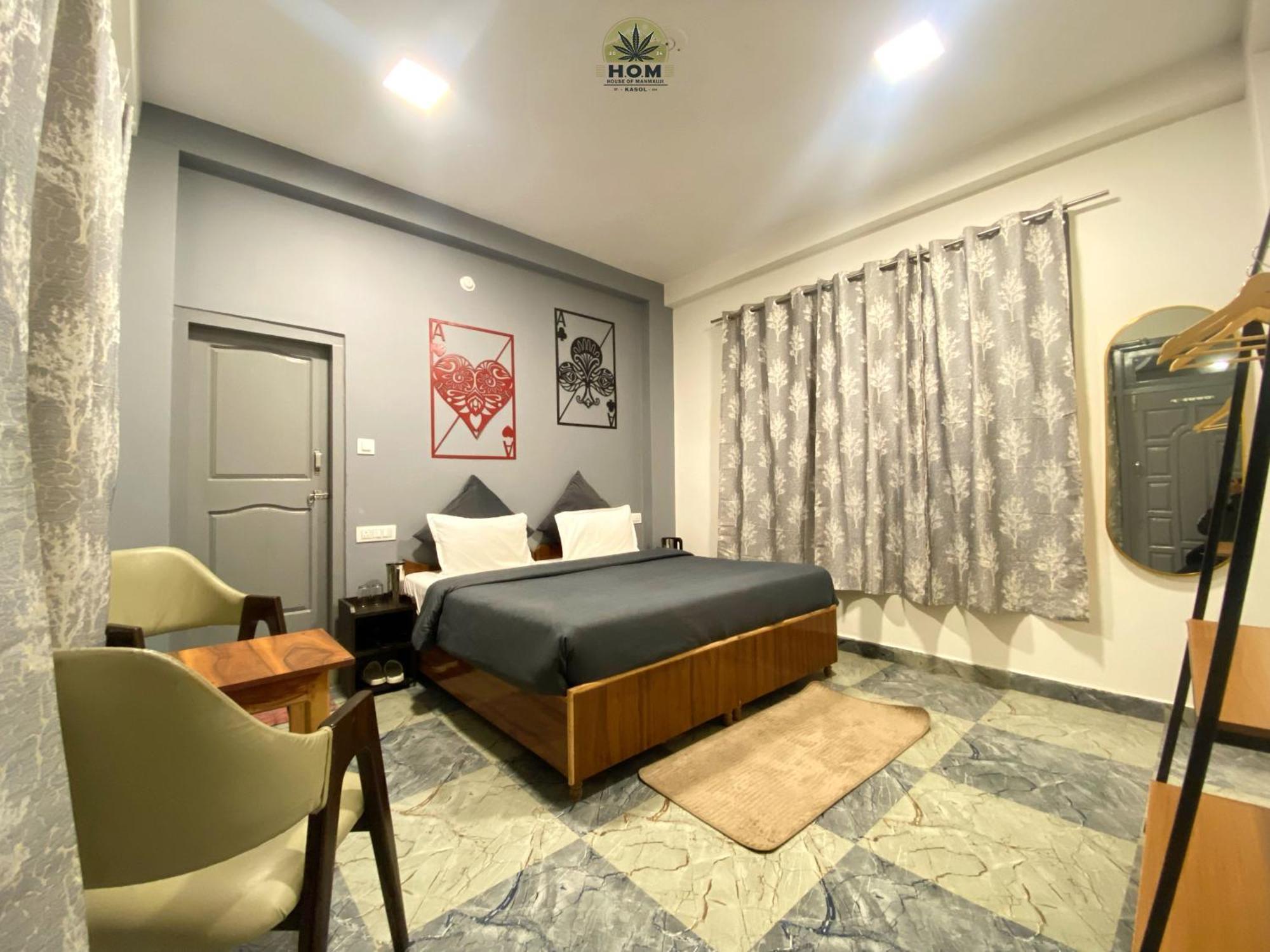 Hom House Of Mannmauji Riverside Kasol Bagian luar foto